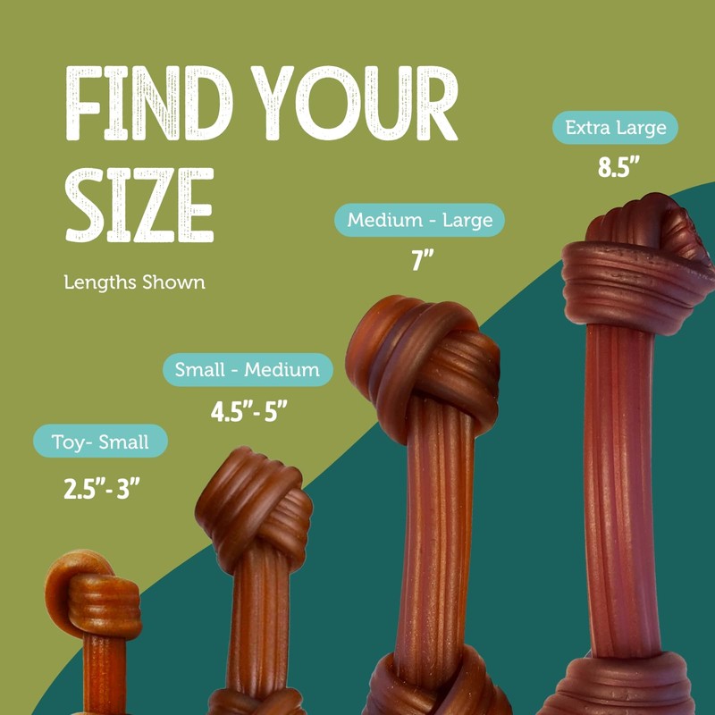 Gnawturals Rawhide Free Dog Chews | Ribbed Bones | for