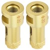 2Pcs Diamond Hole Saw Opener Brazing Drill Bit Drilling Marble