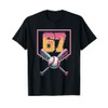 Baseball Drip Number 67 Player Or 67th Birthday T-Shirt