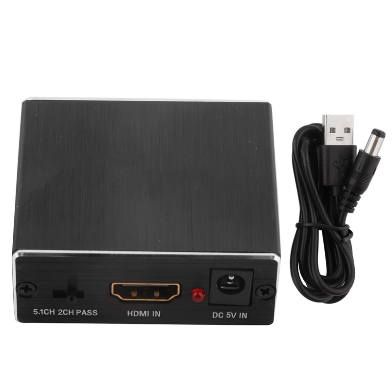 Professional Metal Black 4K x 2K HDMI to HDMI Optical