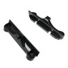 RLECS 4PCS Black CPU Fan Support Bracket Clips for AM4