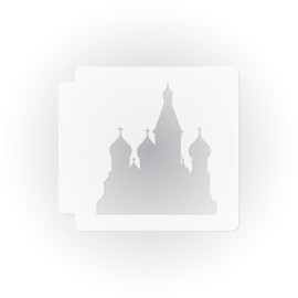 St Basil's Cathedral Russia 786-B087 Stencil (5.5 inch)