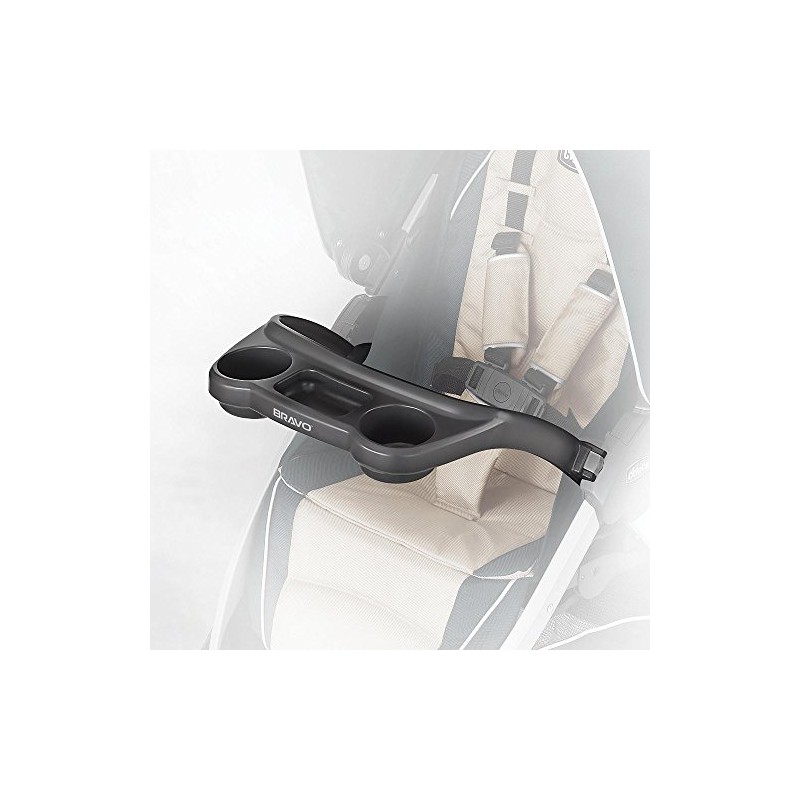 Chicco Bravo Child Tray, Black, Small