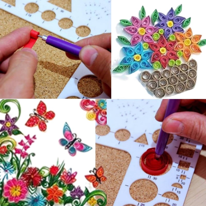 10 Pcs Quilling Paper Pens, Paper Quilling Kits Quilling Slotted