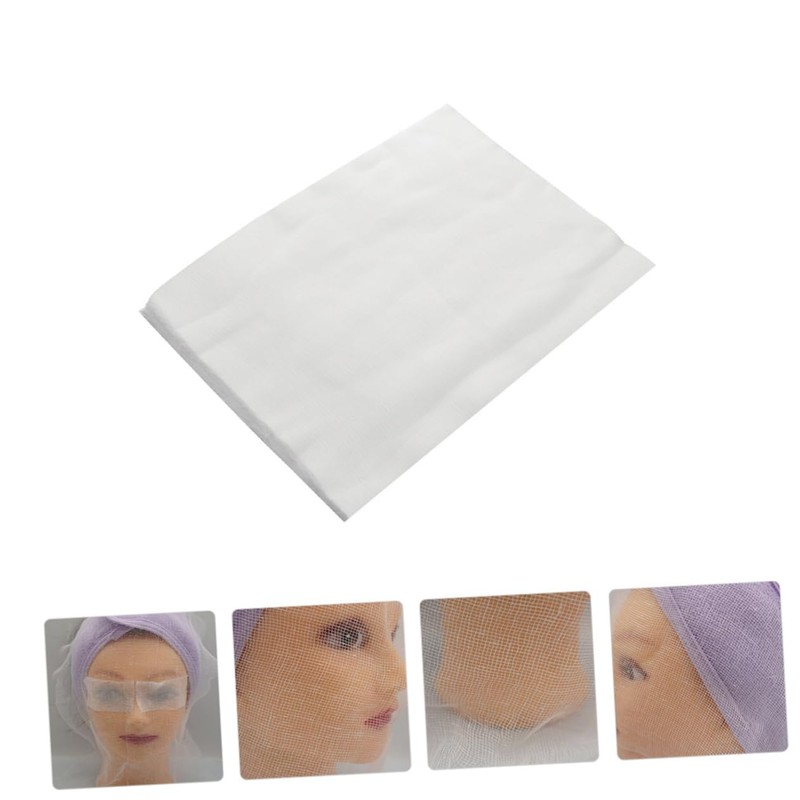 FRCOLOR 2 Sets 70pcs Face Mask Skincare Beauty Salon Gauze