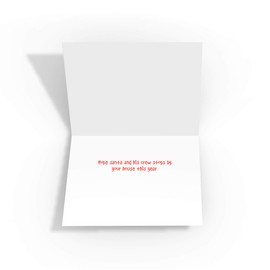 Stonehouse Collection Motorcycle Christmas Cards - Motorcycle Cards - 18 Christmas Cards & Envelopes - USA Made (Santa Gang)