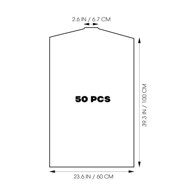 Yardwe Disposable Dust Cover 60 x 100 cm. 50 pieces