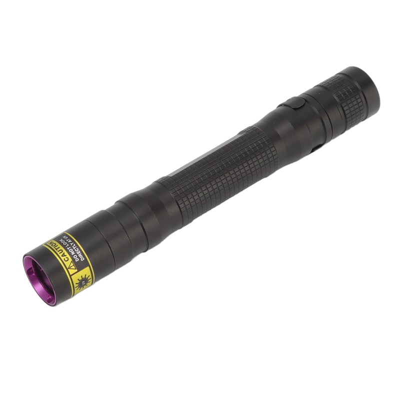 UV Flashlight 365nm Pen Clip Aluminium Alloy Button Control Multi