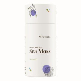 Mecantu® Purple Sun-Dried Sea Moss Perfect for Vegan Recipes, Drinks, Gel & Powder | Generous 100g Pack for 2+ Months of Wellness