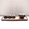 Rustic Walnut Wooden Tray Solid Wood Serving Tray Square Rectangle