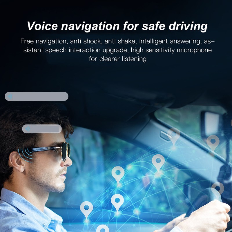 Smart BT Glasses Prevent Blue Light IP65 Waterproof Multifunctional Wireless