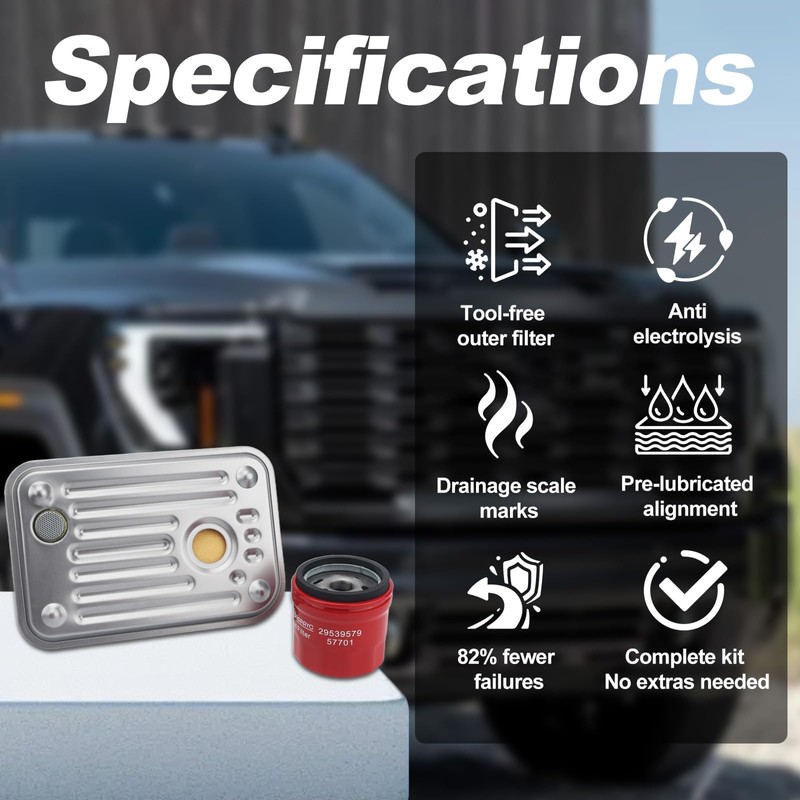 RARAYC Allison 1000 Transmission Filter Kit Compatible with Chevy GMC