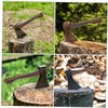 MERRYHAPY Survival Axe Handle Replacement: 2pcs Wooden Axe Grip Handle