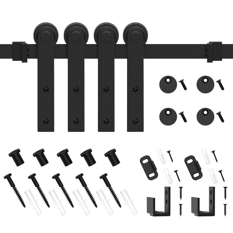 WINSOON 6FT Super Mini Barn Door Hardware Kit for Sliding