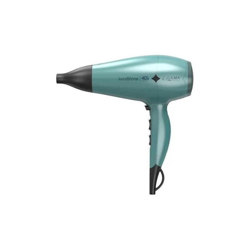 Secadora Cabello Profesional Diamond Kerashine Iones Y Ozono Color Turquesa