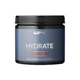 LTH Hydrate Hydration Mix - NSF Certified for Sport - Premium Electrolyte Powder - Plant-Based, Non-GMO, Gluten Free & Dairy Free - 60 Servings (Blood Orange)