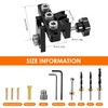 High-end woodworking 3-in-1 dowel clamp set - additional embedded part