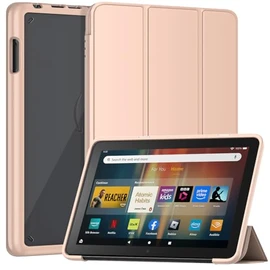 8inch Trifold Tablet Case for Adults(Only 2023/2022/2020 Released 12/10th Gen) -Not fit Onn TCL 8 inch Tablets, Mansiruyi Lightweight Shockproof Stand Cover for 8 inch Tablet case -Rose