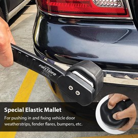 FIRSTINFO A1514 Special Rubber Filler Elastic Mallet Hammer with Ergonomic Handle | for Bumper, Panel, and Car Body Without Damage