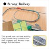 N Scale N 9-3/4" Double Track Straight, Concrete Ties (2),