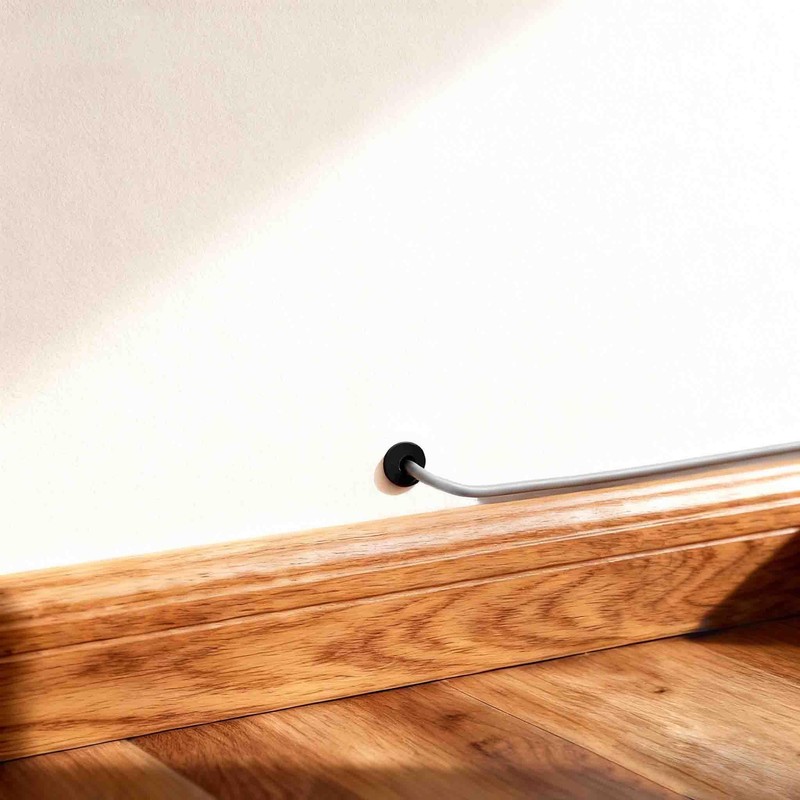 FANRTE 1/2" Wall Hole Cable Feed Through Bushing Grommet for