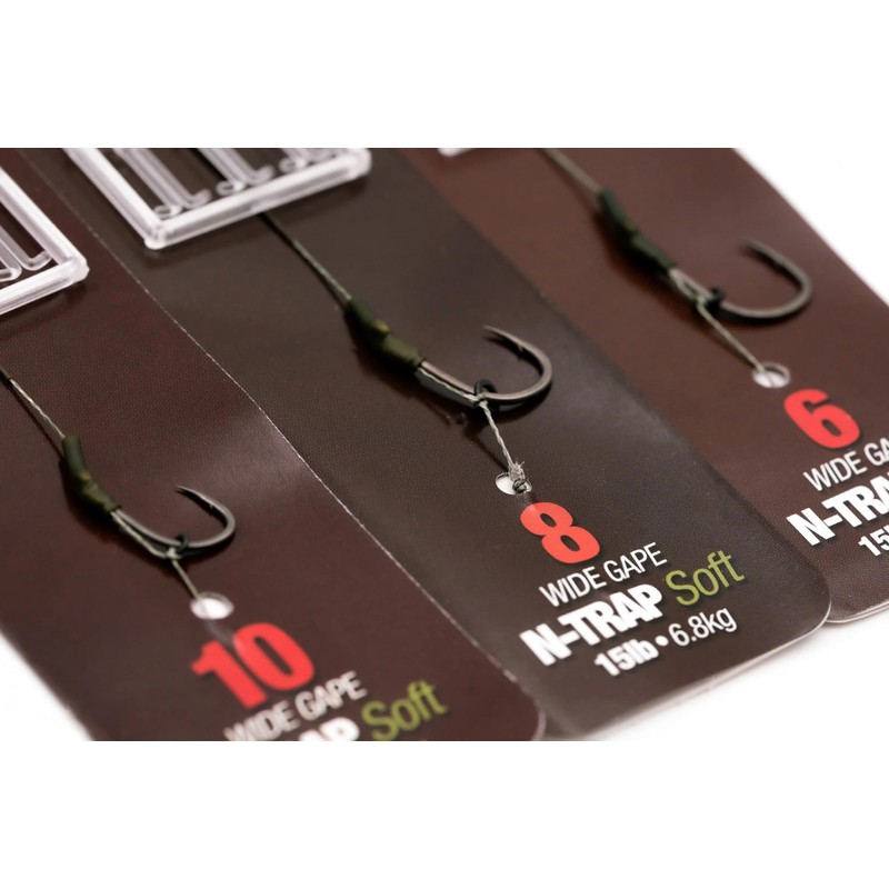Korda Ready Tied Carp Rigs DF Rig: Size 4: Barbed