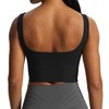 Aoxjox Women's Workout Brooke Tank Crop Curve Longline Fitness Sports