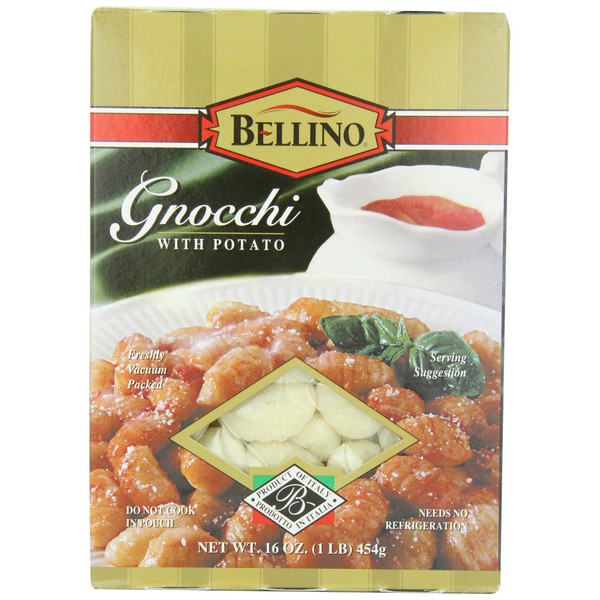 Bellino Potato Gnocchi, 16 Ounce Boxes (Pack of 12)