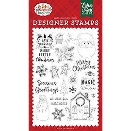 Echo Park Paper Company Cookies and Milk Set Stamp