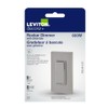 Decora Dimmer with Slide Bar and Rocker Switch, Grey