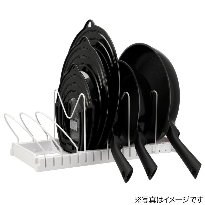 Nitori 8946126 Stand and Store Lid 6.3, 7.1, 7.9 inches