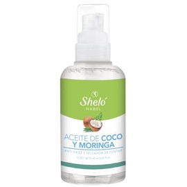 Sheló NABEL Aceite De Coco Y Moringa Para Cabello Anti Frizz Y Suavidad                                                                               
