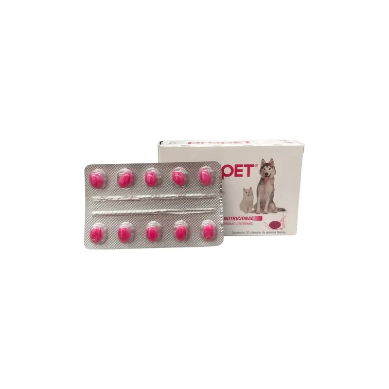 2 Propet Suplemento Para Perros/gatos Hepatoprotector 30 Cap