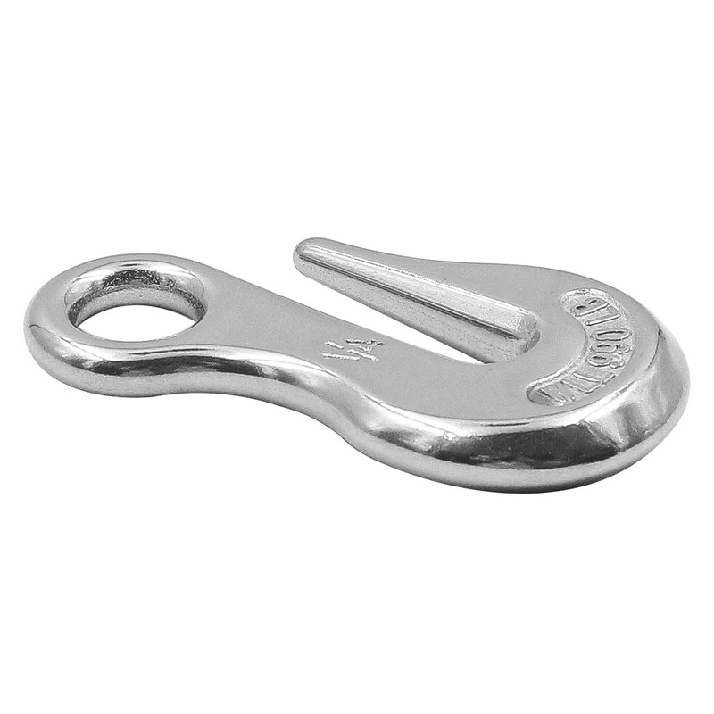 ZONADAH 1/4 inch Forged Stainless Steel Hook Safety Latch Eye