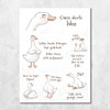 Gilbert the Goose Fridge Magnets with Cheeky Sayings, Eight Different