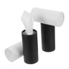 Gogogmee 4pcs Cylinder Tissues Cup Holder Tissues for Car Paper
