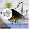 Pack of 2 Universal Sink 84 mm Strainer Basket Drain