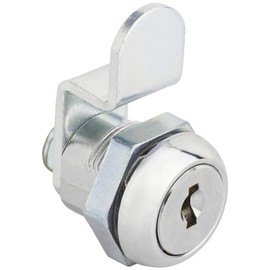 Burg-Wächter, 1 x replacement cylinder for letterboxes, lever lock for material thickness from 1 mm to 7 mm, chrome-plated, ZBK 72 SB