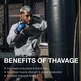 Suplemento En Polvo Raw Nutrition Raw Cbum Thuper Thavage Pre Entrenamiento Sabor White Cherry En Bote                                                