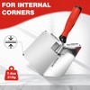 SHALL Stainless Steel Corner Trowel Set, Inner & Outer Angled