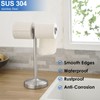 RUMOSE 13 Inch Brushed Nickel Towel Stand Hand Towel Holder