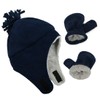 Durio Baby Hat and Gloves Set Boys Winter Hat and