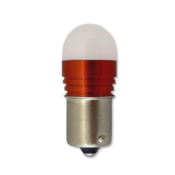 Aero-Lites.com #1003#105 12VDC Miniature Bulb LED Replacement | Base: SC Bayonet Ba15S | Lamp Shape: B6 | Voltage: 12VDC (Warm White)