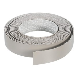 sourcing map Edge Banding, 3/4 Inch x 9.84ft Pre-Glued Wood Veneer Edging Iron-on Flexible Edge Banding for Cabinet Repair Furniture Restoration, Khaki