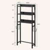 MAHANCRIS Over The Toilet Storage Rack, 3 Tier Bathroom Organizer