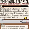 Bullhide Belts Mens Leather Belt for Casual, Dress, 1.50" Wide,