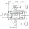 RIGID HITCH INCORPORATED Pre-Greased Pair of 5-Bolt on 4-1/2 Inch