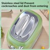 Wiltal Green Cute Retro Toaster 2 Slice with 1.58" Wide