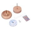 Bead Spinner DIY Beading Turning Bowl 10cm Wooden Manual Beading