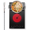 Amzgachfktch 12" Built-in Electric Cooktop 2 Burner Electric Ceramic Stove